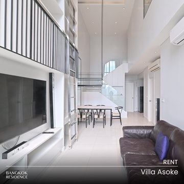 เช่าคอนโด 🌃 Villa Asoke 2นอน 91ตรม 50K 💎 ห้องกว้าง พร้อมวิวสวย ใกล้ MRT เพชรบุรี
