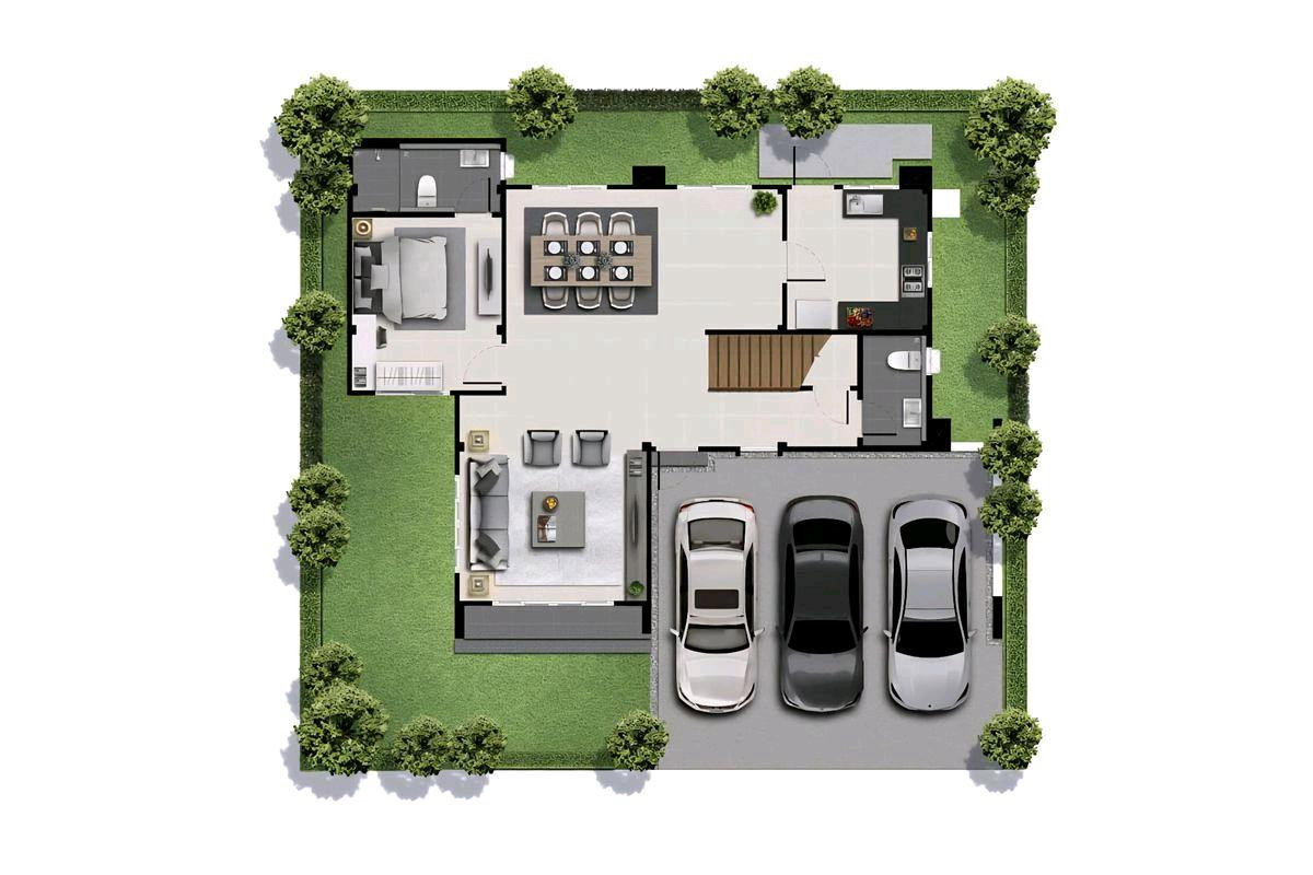 รูป ให้เช่า บ้านเดี่ยว CENTRO Vibhavadi ** 79,900 บ./ด. ** ที่ดิน 100 ตร.ว. พท. ใช้สอย 252 ตร.ม. 4ห้องนอน 5ห้องน้ำ 3ที่จอดรถ - รูปที่ 37/39