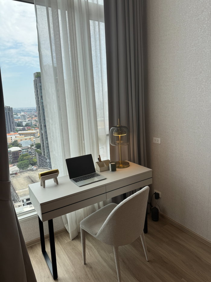 รูป Condo for RENT : Culture Thonglor   𝐒𝐢𝐳𝐞 : 42 sqm.  Duplex 1 Bedroom 1 Bathroom / City View  𝐅𝐥𝐨𝐨𝐫 : 22nd  ✅Fully furnished - รูปที่ 10/15