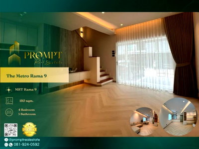 บ้านเดี่ยวให้เช่า : ST14098 - The Metro Rama 9 :  MRT Rama 9
