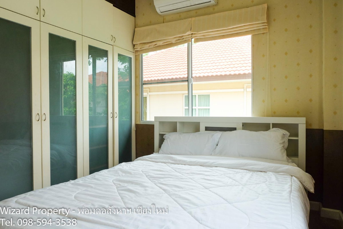 รูป บ้าน 2 ชั้นให้เช่า ติดป่าดอยสุเทพ วิวภูเขา | น้ำแพร่ หางดง เชียงใหม่ บ้านในโครงการหรู • ฟังก์ชันครบ • เฟอร์นิเจอร์ครบ • มีส่วนกลาง - รูปที่ 22/32