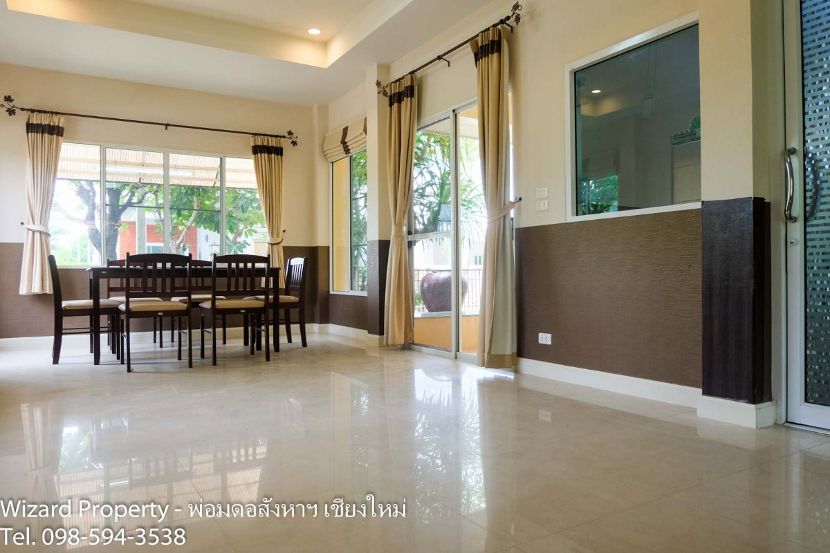 รูป บ้าน 2 ชั้นให้เช่า ติดป่าดอยสุเทพ วิวภูเขา | น้ำแพร่ หางดง เชียงใหม่ บ้านในโครงการหรู • ฟังก์ชันครบ • เฟอร์นิเจอร์ครบ • มีส่วนกลาง - รูปที่ 6/32