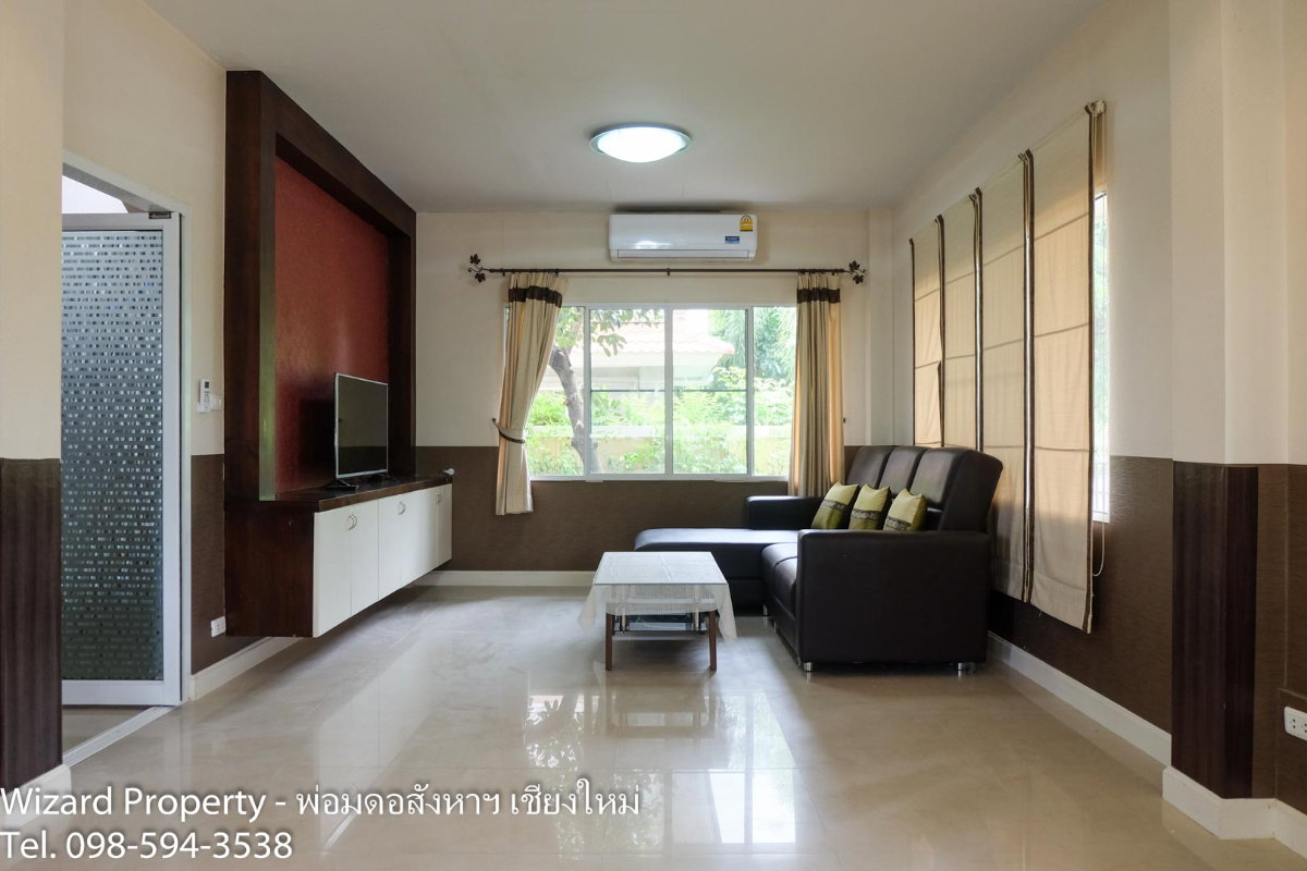 รูป บ้าน 2 ชั้นให้เช่า ติดป่าดอยสุเทพ วิวภูเขา | น้ำแพร่ หางดง เชียงใหม่ บ้านในโครงการหรู • ฟังก์ชันครบ • เฟอร์นิเจอร์ครบ • มีส่วนกลาง - รูปที่ 7/32