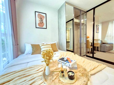Condos for rent : T275 Condo for rent Atmoz Tropicana Bangna, very beautiful room, fully furnished, with a washing machine, ready to move in.