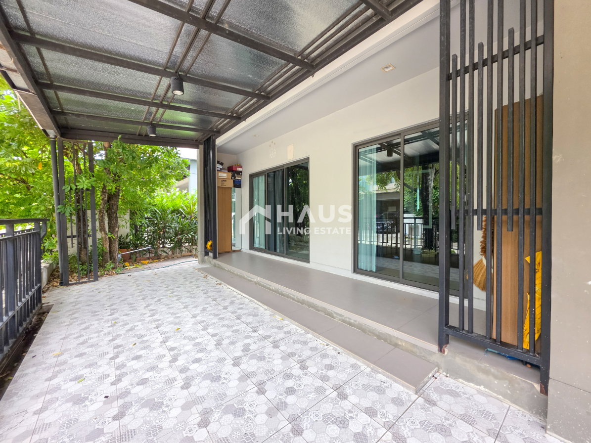 รูป 🔥 คุ้มที่สุด! บ้านพร้อมห้องนอนล่าง ต่อเติมลงเข็มหน้า-หลังบ้านแล้ว 🔥 ขายบ้านเดี่ยว เวนิว พระราม 5-2 🔥 / 4 ห้องนอน #HRM5099 - รูปที่ 4/24