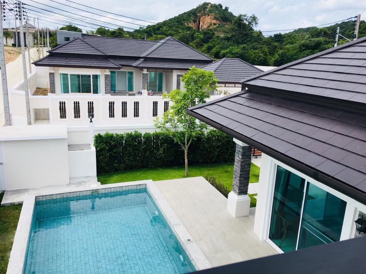 รูป พูลวิลล่าหัวมุม วิวภูเขา โครงการ Hua Hin Grand Hills หัวหิน - รูปที่ 4/21