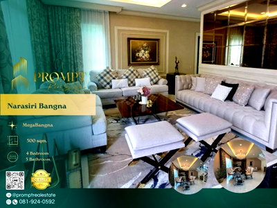 Houses for rent บิ๊กซี บางพลี : MN05203 - Narasiri Bangna : MegaBangna 
