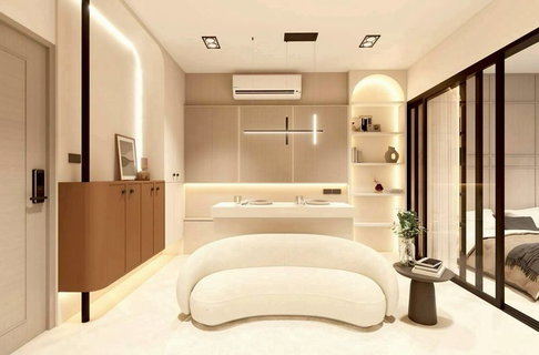 💥 For Sale One Plus Khlong Chon 2 | Beautiful 30.12 sq.m. room 🏙️ Swimming pool view with mountain view | Near Chiang Mai University