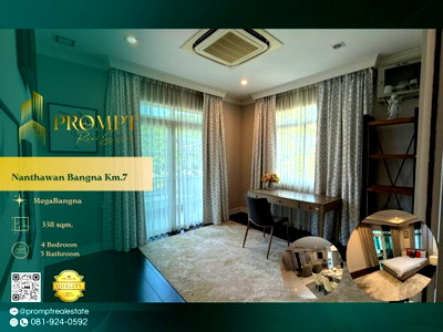 Houses for rent Suwannaphum International Airport : MN05202 - Nanthawan Bangna Km.7 :  MegaBangna