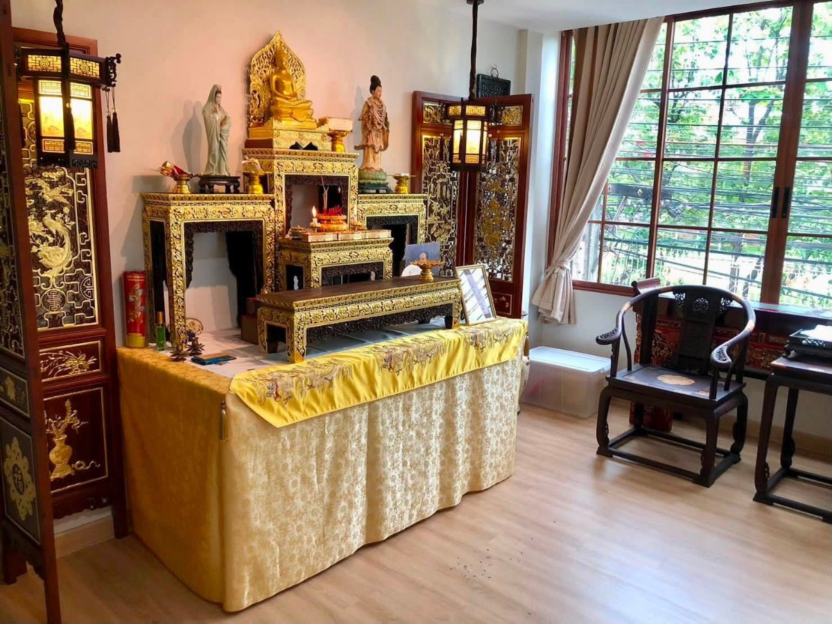 รูป [VR0687] 🔥 ขาย 9.5 ล้าน / เช่า 45,000/เดือน | ทาวน์เฮ้าส์รีโนเวท Modern Chinese รัชดา 18 ใหญ่ 180 ตร.ม. ฮวงจุ้ยดี ใกล้ MRT ห้วยขวาง & สุทธิสาร! 🔥 - รูปที่ 10/18