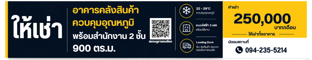 รูป ให้เช่าโกดังควบคุมอุณหภูมิ รามคำแหง 118 ขนาด 900 ตร.ม. พร้อมสำนักงาน เหมาะ E-Commerce และ Fulfillment - รูปที่ 20/20