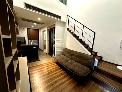 Condos for rent : T269 Condo for rent Onyx Phaholyothin, Duplex room 45 sq.m. Near BTS Saphan Kwai, fully furnished, super special price.