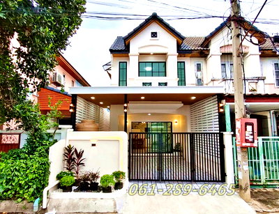 ทาวน์โฮม เซ็นทรัล พลาซ่า เวสต์เกต : บ้านสวย  หลังริม  #หมู่บ้าน ลุมพินี บางบัวทอง  ใกล้เซ็นทรัล เวสเกต