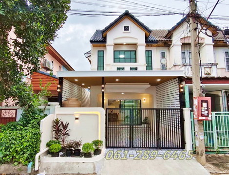 บ้านสวย  หลังริม  #หมู่บ้าน ลุมพินี บางบัวทอง  ใกล้เซ็นทรัล เวสเกต