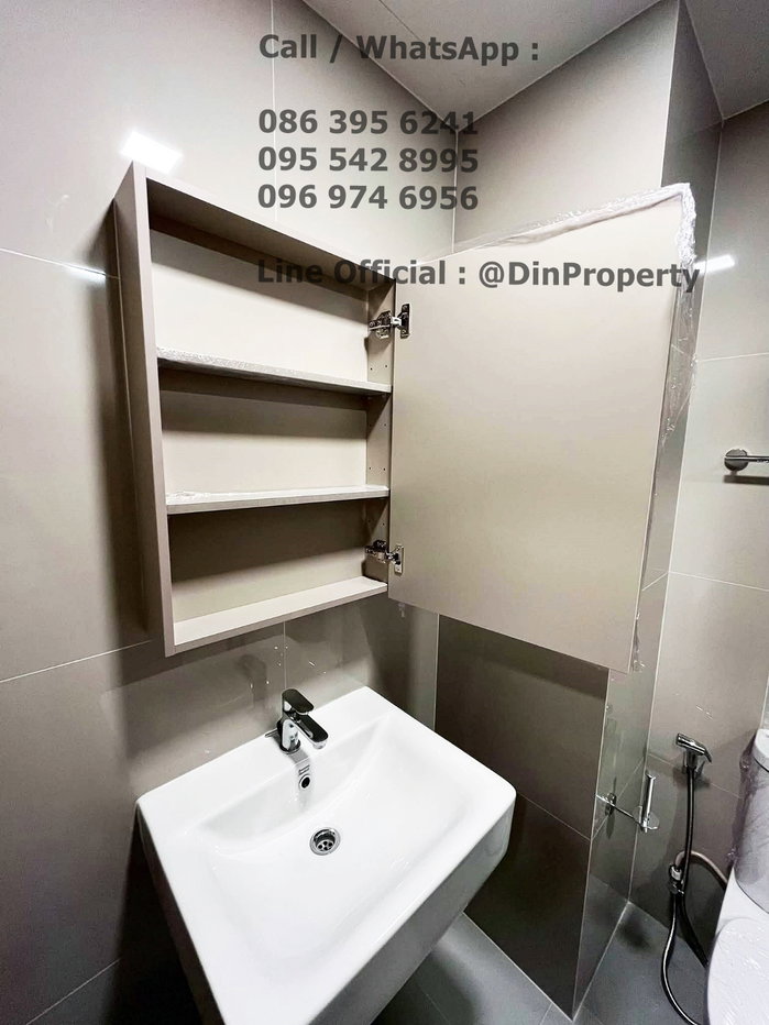 รูป ให้เช่า  FLO by Sansiri 1 Bed 1 Bathroom Area 24 sq.m.  ใกล้ รถไฟฟ้าสายสีทอง BTS สถานี คลองสาน  ใกล้ โรงพยาบาล ตากสิน, ICONSIAM    - รูปที่ 7/8