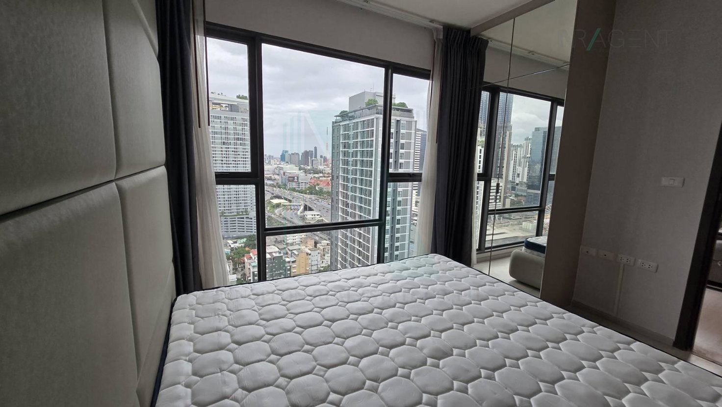 รูป ให้เช่าคอนโด ริทึ่ม อโศก อาคาร 1 ชั้น 27 2 ห้องนอน ขนาด 42.00 ตรม ใกล้ เซ็นทรัล พระราม 9 - รูปที่ 7/8