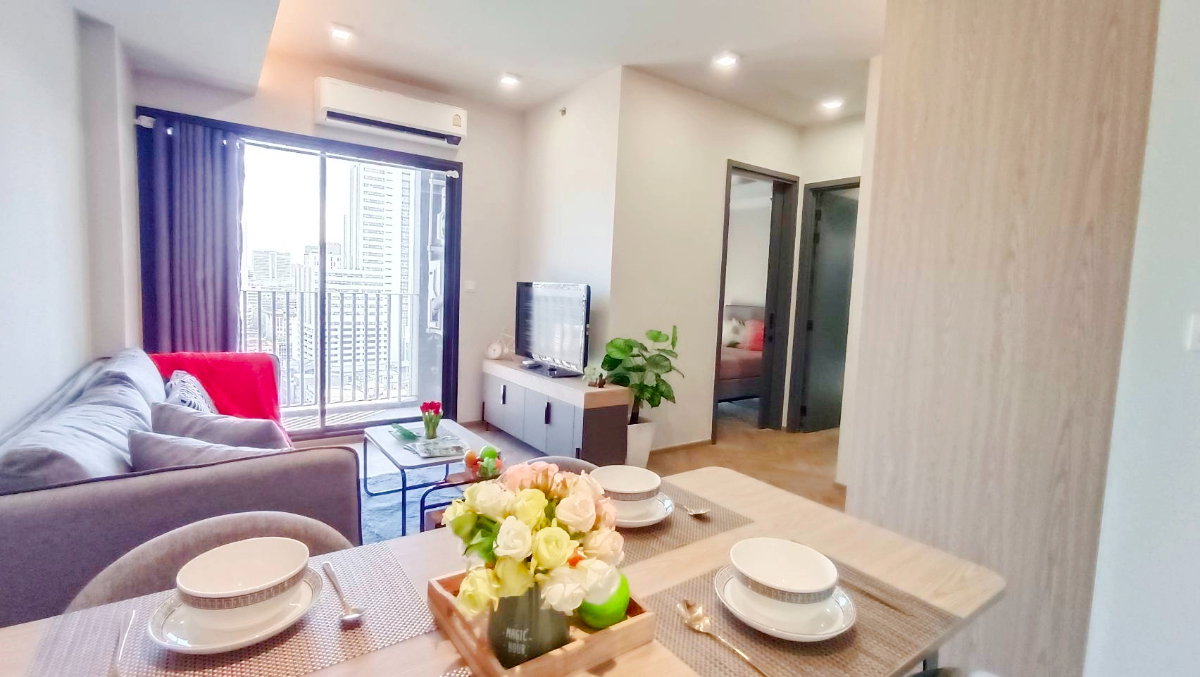 picture For Sale Chapter Chula-Samyan 2 Bed 1 bath 51 Sq.m, Fl. 17th, near BTS Chongnonsri - 1/10