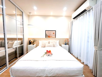 ขายคอนโด : ขายคอนโด โชคชัย ร่วมมิตร ห้องสวย พร้อมเฟอร์นิเจอร์ใหม่หมด