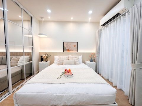 ขายคอนโด โชคชัย ร่วมมิตร ห้องสวย พร้อมเฟอร์นิเจอร์ใหม่หมด