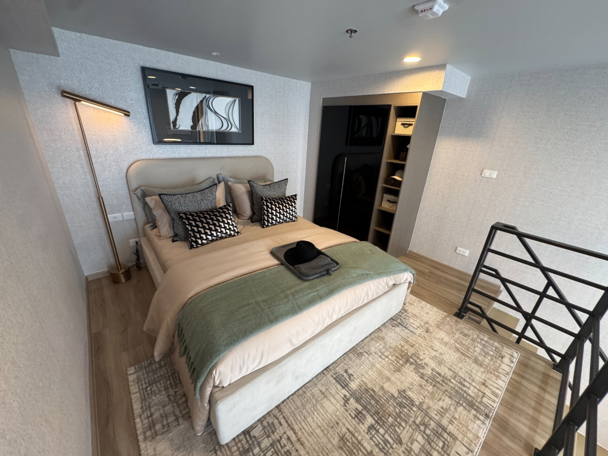 รูป Condo for RENT : Culture Thonglor   𝐒𝐢𝐳𝐞 : 42 sqm.  Duplex 1 Bedroom 1 Bathroom / City View  𝐅𝐥𝐨𝐨𝐫 : 22nd  ✅Fully furnished - รูปที่ 7/15
