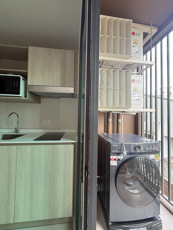 รูป 🔥 ห้องมุม! 30 ตร.ม. อยู่สบาย เป็นส่วนตัว ทำเลรามคำแหง ราคา 13,480 บาท/เดือน 🏡✨  💖 ให้เช่า Dcondo Calm รามคำแหง 40 - รูปที่ 3/8