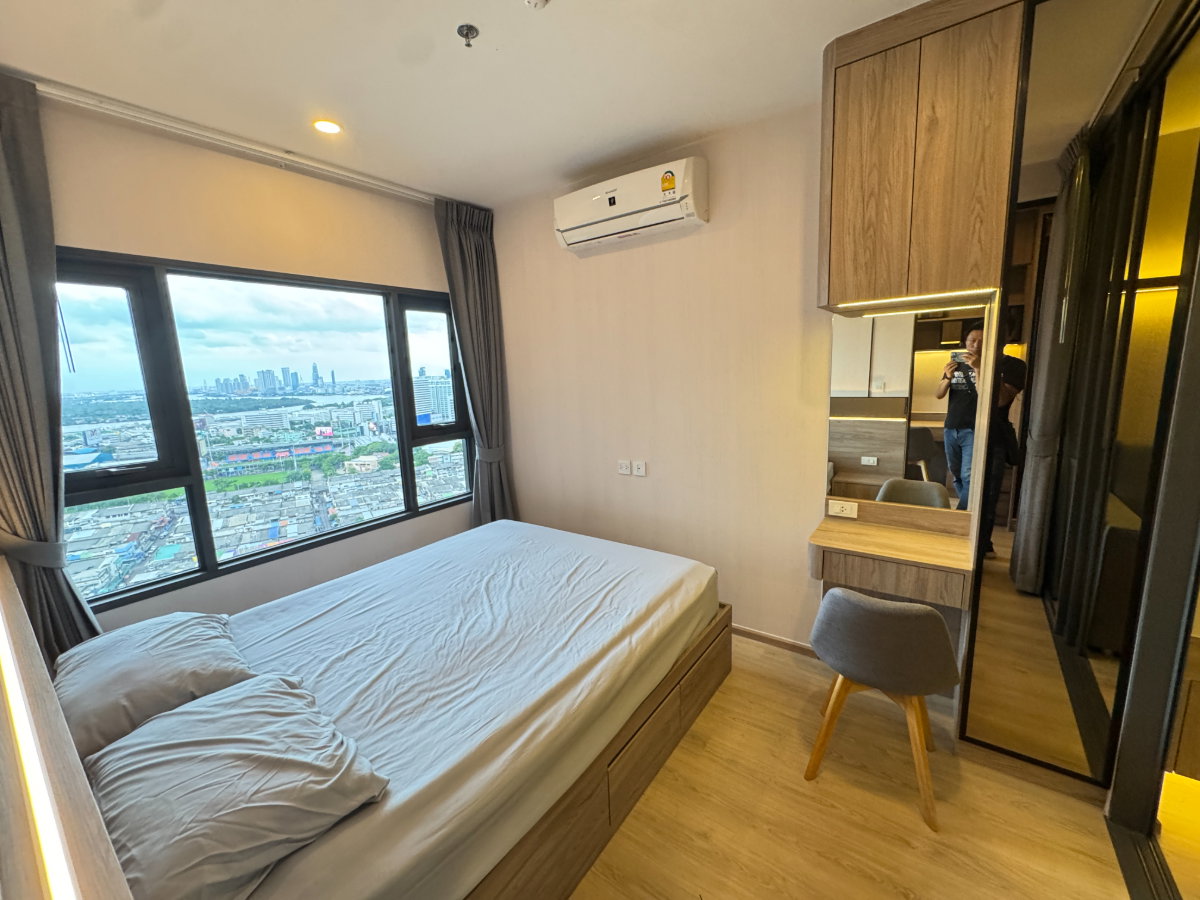 รูป Condo for RENT : Life Rama 4 Asoke 𝐒𝐢𝐳𝐞 : 30 sqm. 𝐓𝐲𝐩𝐞 : 1 Bed 1 Bath / City View 𝐅𝐥𝐨𝐨𝐫 : 27th ✅Fully furnished - รูปที่ 7/13