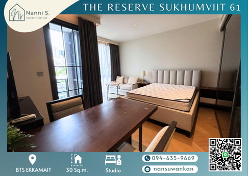 🚨✨HOT DEAL✨🚨The Reserve Sukhumvit 61, Fully Furnished Near BTS Ekkamai