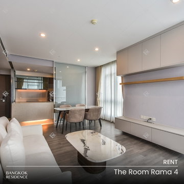 Rental Condo 🌃 The Room Rama 4, 2BR 79sq.m. 50K ⭐ Beautiful Newly Renovated Unit, Near MRT Hua Lamphong 