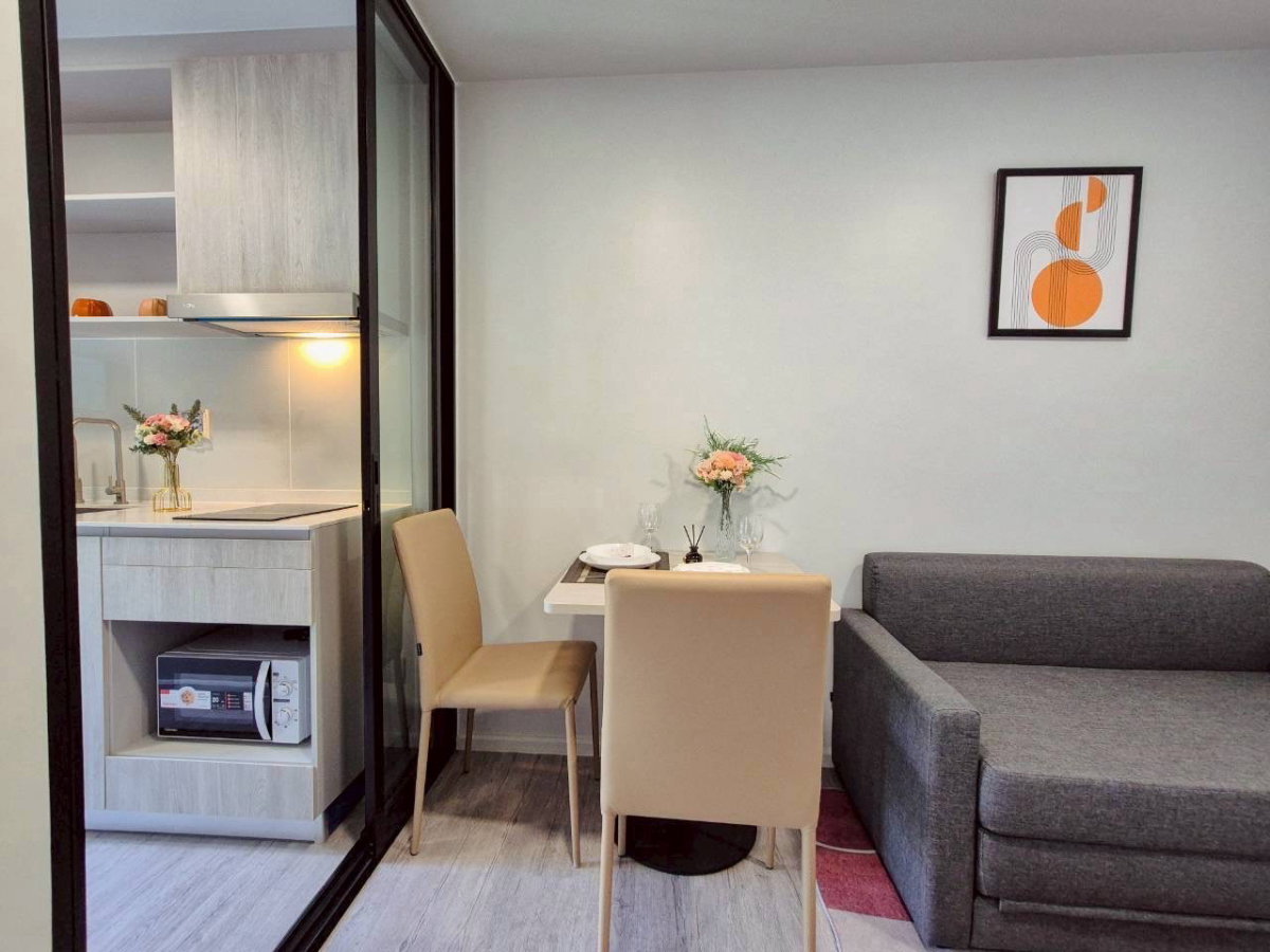 รูป T274 ให้เช่าคอนโด Atmoz Tropicana Bangna (แอทโมซ ทรอปิคาน่า บางนา) ทำเลดี ห้องตกแต่งสวยมาก เฟอร์ครบ มีเครื่องซักผ้า - รูปที่ 14/20