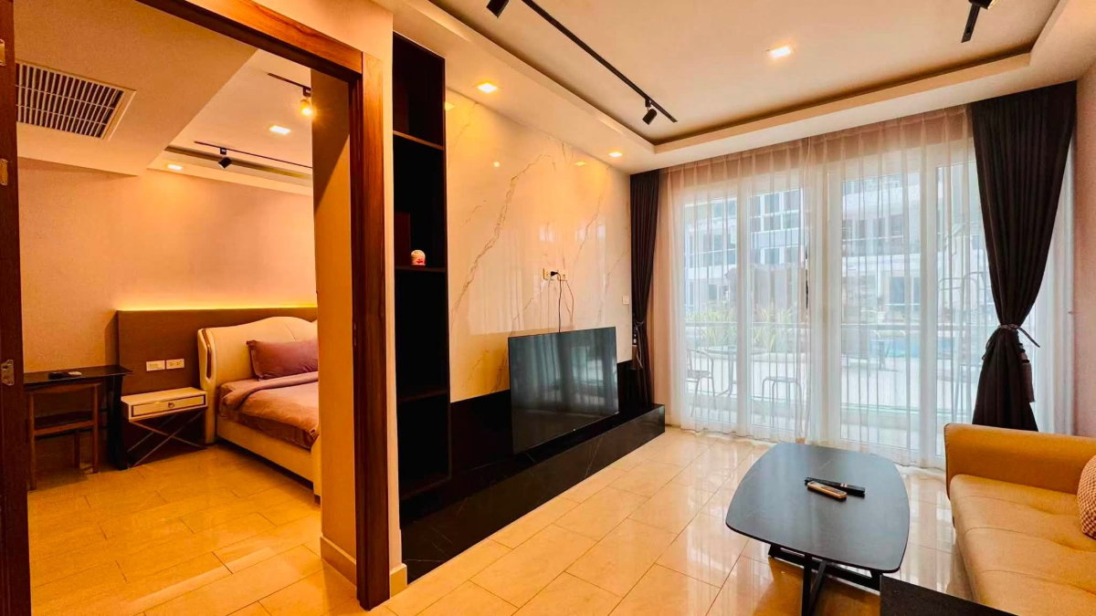 รูป Grand Avenue Residence วิวสระ pool access คอนโดพัทยากลาง ซ.บัวขาว 47ตารางเมตร 1นอน 1น้ำ โควต้าต่างชาติ - รูปที่ 1/13