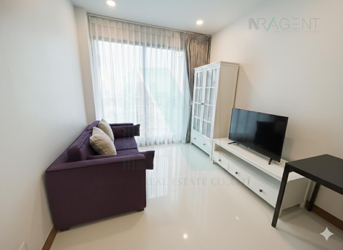 รูป ให้เช่าคอนโด ศุภาลัย พรีเมียร์ เจริญนคร อาคาร  ชั้น 14 1 ห้องนอน ขนาด 48 ตรม ใกล้ ICON siam - รูปที่ 3/8