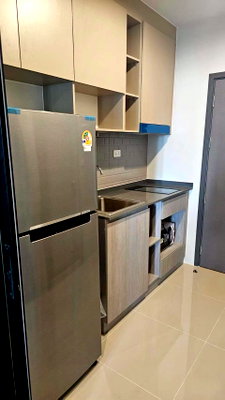 Condos for rent : 11k🔥PRICE NEGOTIABLE ‼️ Ideo Ramkhamhaeng - Lam Sali · 1 Bed 24 sqm + Kitchen & Living ✨FULLY FURNISHED, MOVE IN NOW 🚇MRT Lam Sali ✅