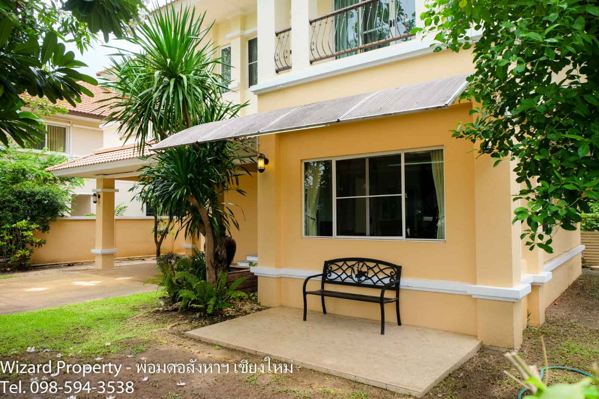 รูป บ้าน 2 ชั้นให้เช่า ติดป่าดอยสุเทพ วิวภูเขา | น้ำแพร่ หางดง เชียงใหม่ บ้านในโครงการหรู • ฟังก์ชันครบ • เฟอร์นิเจอร์ครบ • มีส่วนกลาง - รูปที่ 2/32