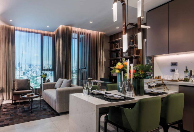 รูป LTH16044 - Luxury Condo for Sale Thonglor | HYDE Heritage Thonglor | 51.11 sq.m. | 1 Bed 1 Bath | BTS Thonglor | 17.8 MB - รูปที่ 1/3