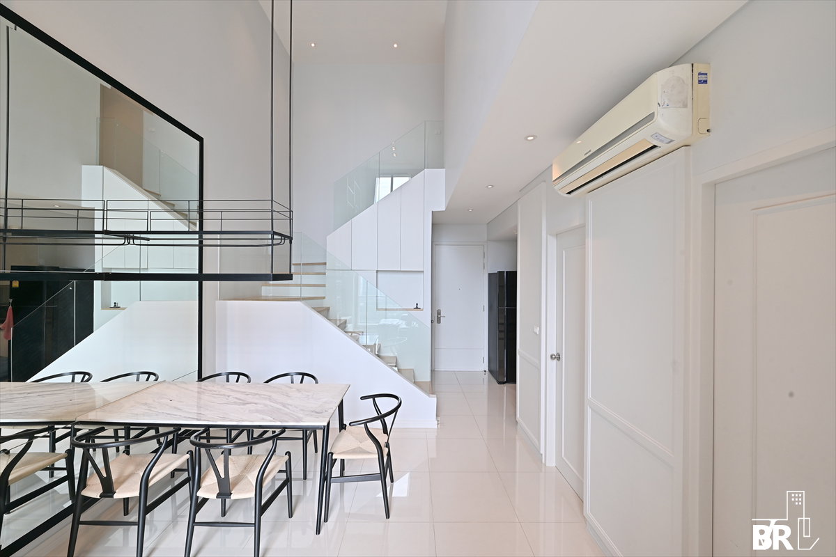 picture Rental Condo 🌃 Villa Asoke, 2BR 91 sq.m. 50K 💎 Spacious Unit with Beautiful View, Near MRT Phetchaburi  - 3/13