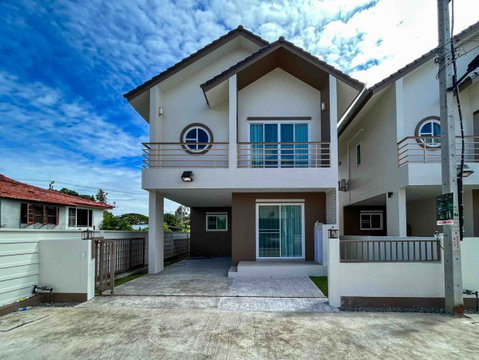 🏡 บ้าน 2 ชั้นให้เช่า ใกล้โรงเรียนนานาชาติปัญญาเด่น และกาดฝรั่ง หางดง ตกแต่งสไตล์มินิมอล | เฟอร์นิเจอร์ครบ | พร้อมเข้าอยู่