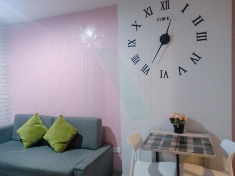 ให้เช่าคอนโด เดอะ นิช ไอดี สุขุมวิท 113 อาคาร D ชั้น 2 1 ห้องนอน ขนาด 28.00 ตรม ใกล้ ตลาดเอี่ยมเจริญ