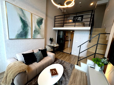 คอนโดให้เช่า : Condo for RENT : Culture Thonglor   𝐒𝐢𝐳𝐞 : 42 sqm.  Duplex 1 Bedroom 1 Bathroom / City View  𝐅𝐥𝐨𝐨𝐫 : 22nd  ✅Fully furnished