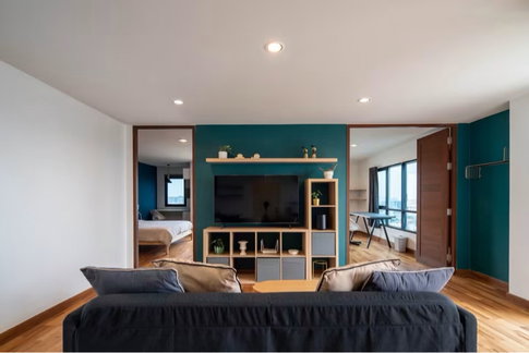 Sarin Place Ratchada 46 ✨ Large 2BR corner unit | 22nd floor | Spacious balcony | Ready to move in immediately