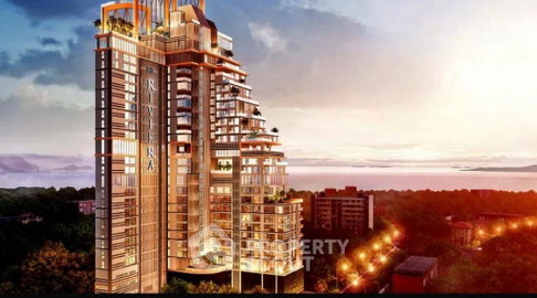 คอนโดหนึ่งห้องนอนชั้นสิบหก The Riviera Malibu พระตำหนัก (ID 3193020)