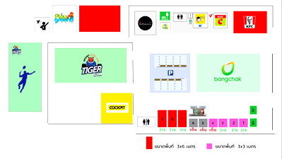 พื้นที่ขายของให้เช่า : ให้เช่าพื้นที่ภายในปั๊มบางจาก โดย Orc
