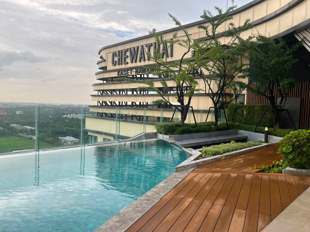 รูป [VR0681] 🔥 15,000/เดือน | Chewathai เกษตร-นวมินทร์ ชั้น 5 ขนาด 29 ตร.ม. 1 นอน แต่งครบ มีรถรับ-ส่ง ไป BTS แยกเกษตร & ม.เกษตร! 🔥 - รูปที่ 3/15