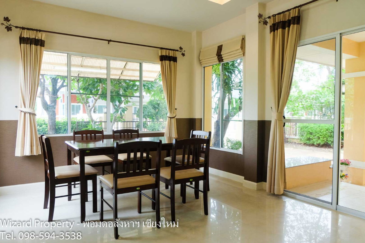 รูป บ้าน 2 ชั้นให้เช่า ติดป่าดอยสุเทพ วิวภูเขา | น้ำแพร่ หางดง เชียงใหม่ บ้านในโครงการหรู • ฟังก์ชันครบ • เฟอร์นิเจอร์ครบ • มีส่วนกลาง - รูปที่ 5/32