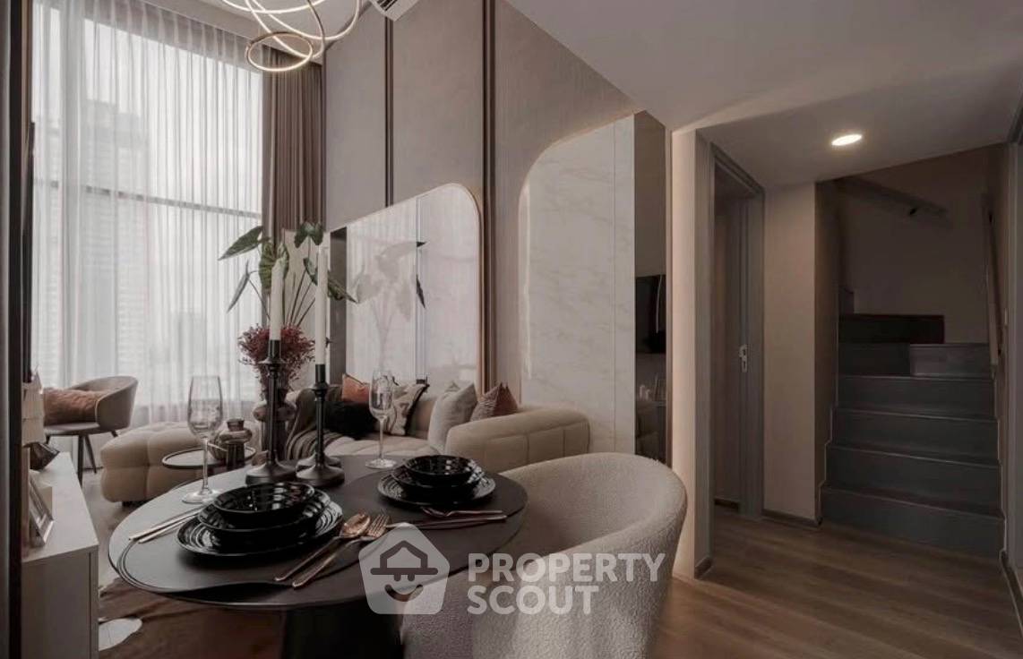 picture 15th-Floor 2-BR SOHO Bangkok Ratchada, 200m To MRT Huai Khwang (ID 3180026) - 3/6
