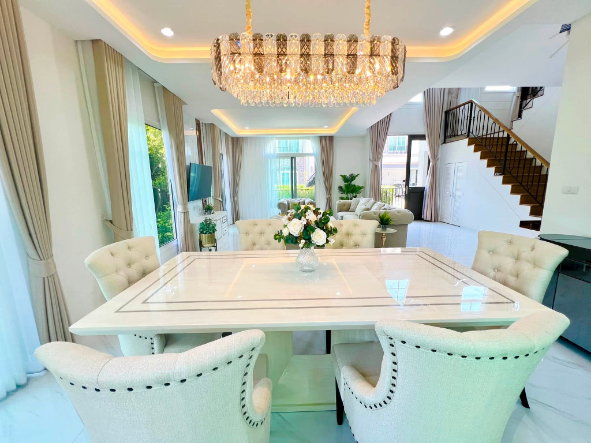 รูป ให้เช่า บ้านเดี่ยว Grandio บางนา กม.5 | หลังมุม Private Zone | บ้านใหม่ เฟอร์ใหม่ พร้อมเข้าอยู่ - รูปที่ 3/13