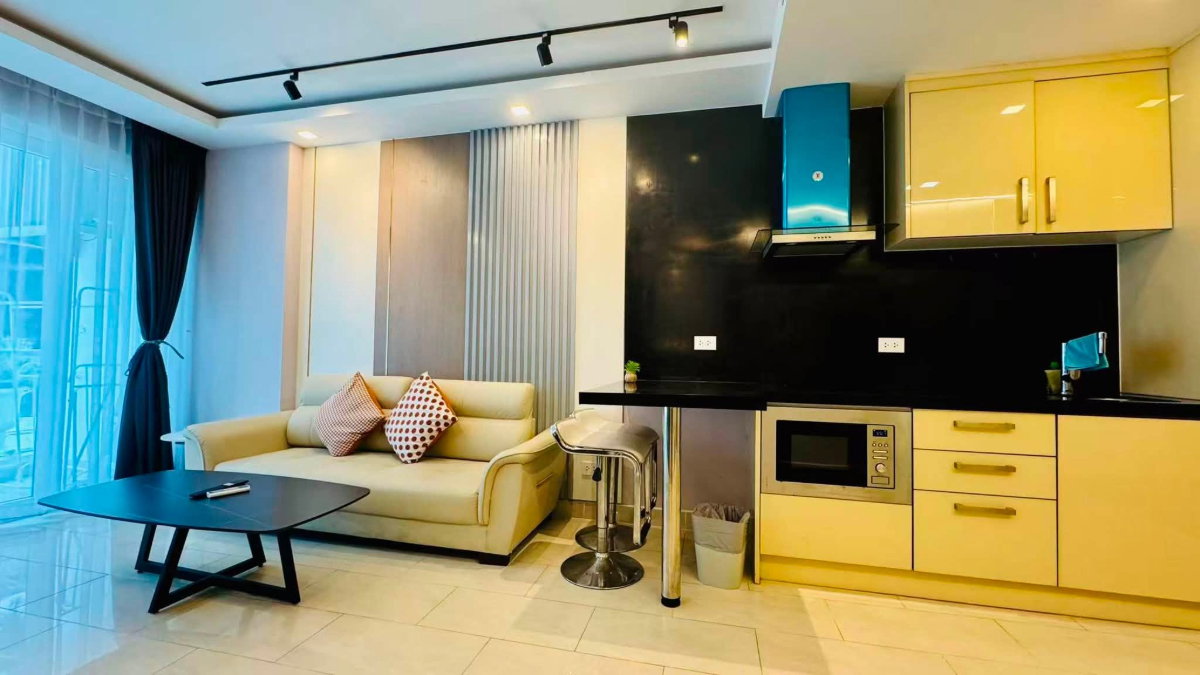รูป Grand Avenue Residence วิวสระ pool access คอนโดพัทยากลาง ซ.บัวขาว 47ตารางเมตร 1นอน 1น้ำ โควต้าต่างชาติ - รูปที่ 9/13