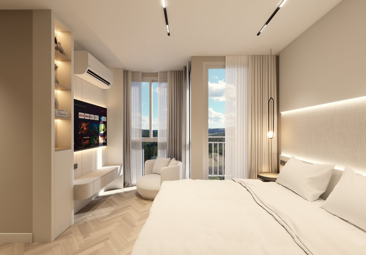 รูป Rare Family Unit | ใกล้ มช. | คอนโดหรู Punna Residence 5 วิวสระ ห้องใหญ่ 2 นอน 2 น้ำ | ทำเลหน้า มช. ห่างประตูหน้ามหาวิทยาลัยเชียงใหม่เพียง 500 เมตร - รูปที่ 4/32