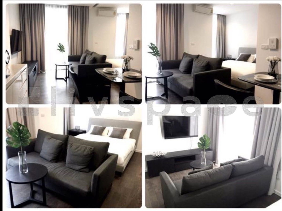 รูป ▚ L0FC10ツ ให้เช่า: Nara 9 1 Bed 39ตร.ม. แต่งสวยโทนเรียบหรู ครีม-ดำ พร้อมอยู่✨ - รูปที่ 3/3