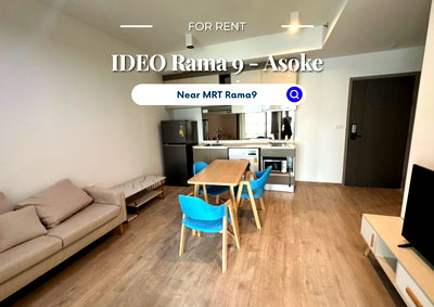 Condos for rent : IDEO Rama 9 - Asoke | Price 17,000 THB | Beautiful room, affordable price, convenient transportation, ready to move in.