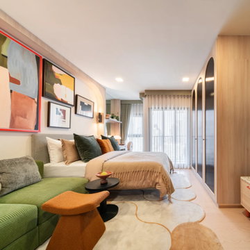 The Base Urban Rama 9, fully furnished condo, ready to move in